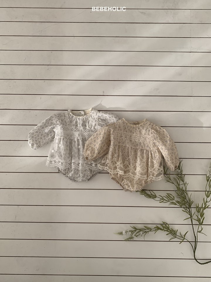 Bebe Holic - Korean Baby Fashion - #babyfever - Rippy Lace Suit - 9
