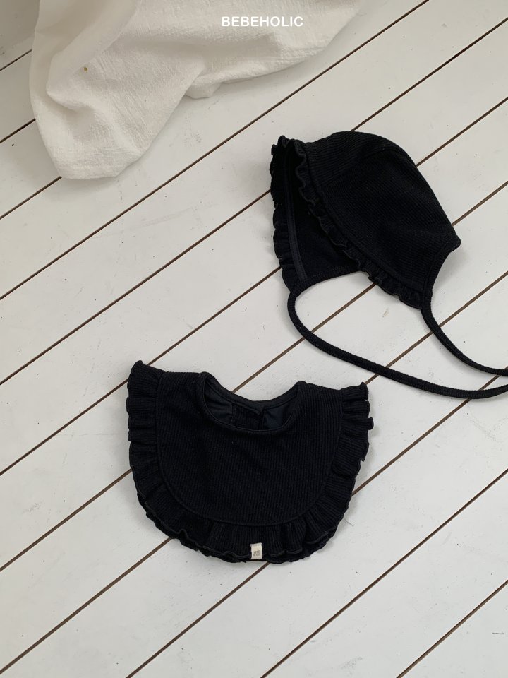 Bebe Holic - Korean Baby Fashion - #babygirlfashion - Frill Bonnet Set (Bonnet+Cape) - 8