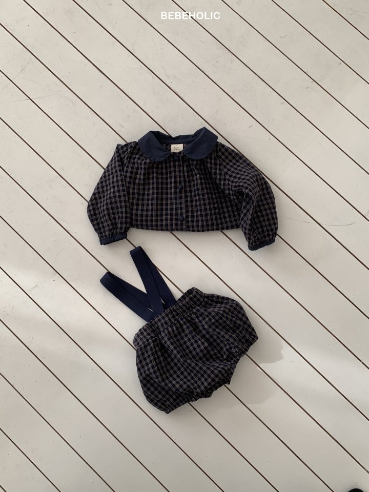 Bebe Holic - Korean Baby Fashion - #babygirlfashion - Temu Check Bloomers - 12