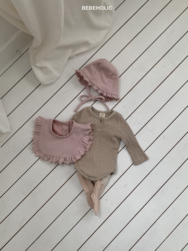 Bebe Holic - Korean Baby Fashion - #babygirlfashion - Lovy Ribbed Suit - 9