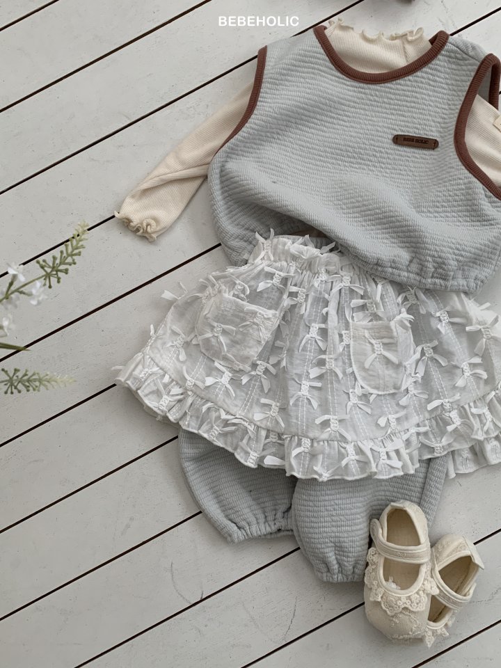 Bebe Holic - Korean Baby Fashion - #babygirlfashion - Franc Layered Skirt - 8
