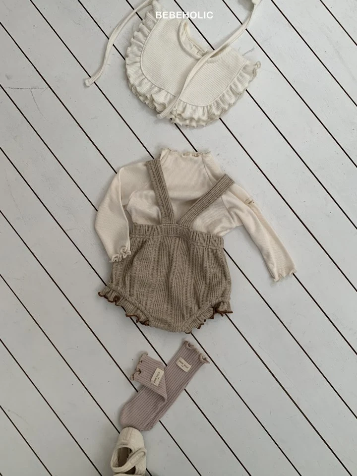 Bebe Holic - Korean Baby Fashion - #babygirlfashion - Easy Waffle Suspender Bloomers - 6