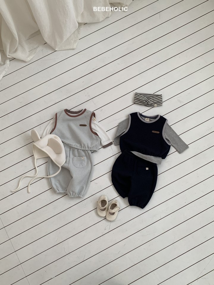 Bebe Holic - Korean Baby Fashion - #babygirlfashion - Soboru Vest Set