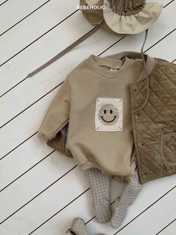 Bebe Holic - Korean Baby Fashion - #babygirlfashion - Smile Patch Suit - 10