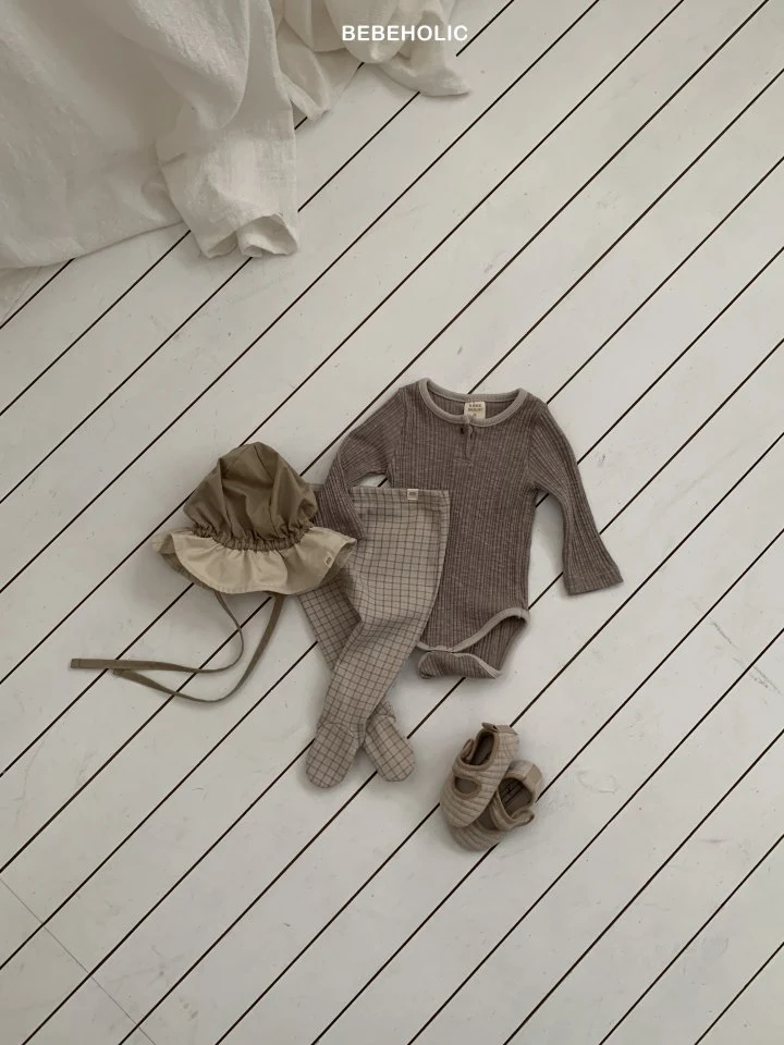 Bebe Holic - Korean Baby Fashion - #babygirlfashion - Check Footed Leggings - 7