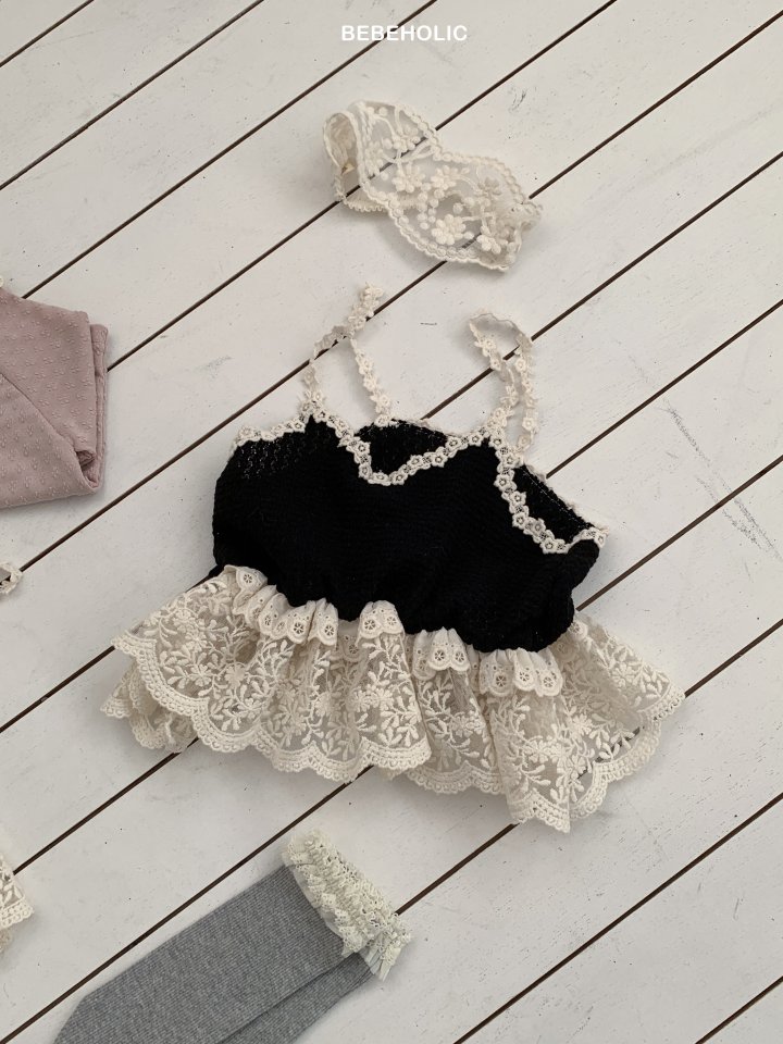 Bebe Holic - Korean Baby Fashion - #babylifestyle - Pompom Bustier - 10