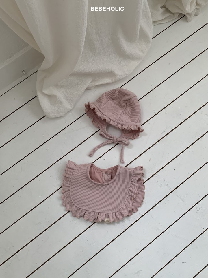 Bebe Holic - Korean Baby Fashion - #babylifestyle - Frill Bonnet Set (Bonnet+Cape) - 9