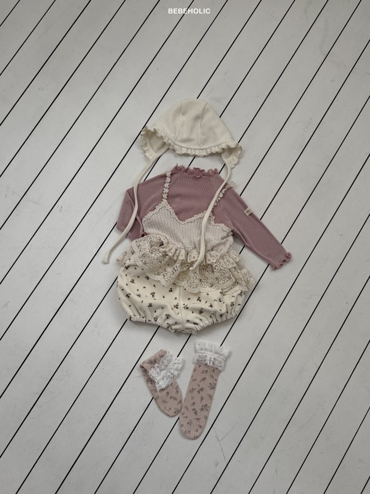 Bebe Holic - Korean Baby Fashion - #babylifestyle - Bunny Ribbed Tee - 7