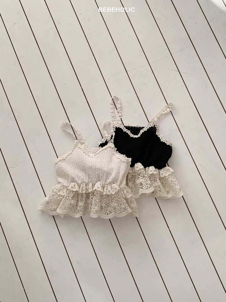 Bebe Holic - Korean Baby Fashion - #babyoninstagram - Pompom Bustier - 11