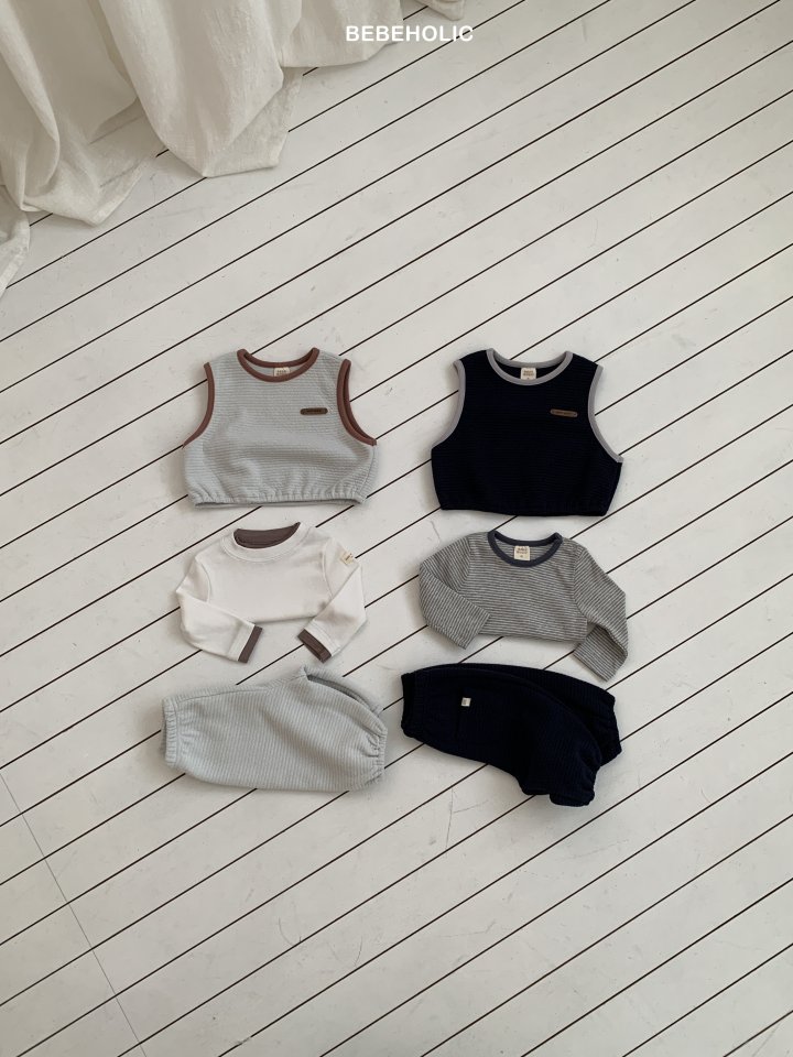 Bebe Holic - Korean Baby Fashion - #babyoninstagram - Soboru Vest Set - 3