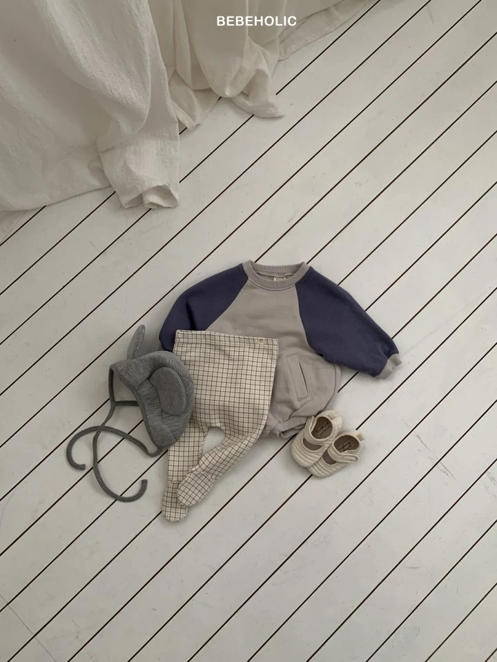 Bebe Holic - Korean Baby Fashion - #babyoninstagram - Check Footed Leggings - 9