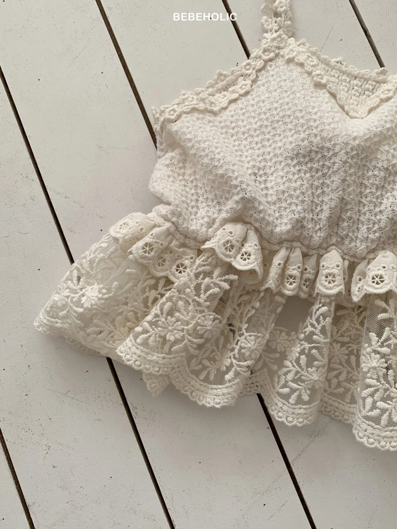 Bebe Holic - Korean Baby Fashion - #babyootd - Pompom Bustier - 12