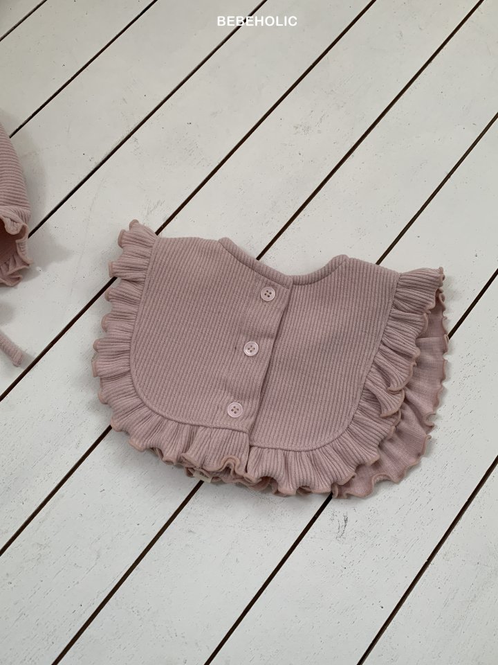 Bebe Holic - Korean Baby Fashion - #babyootd - Frill Bonnet Set (Bonnet+Cape) - 11