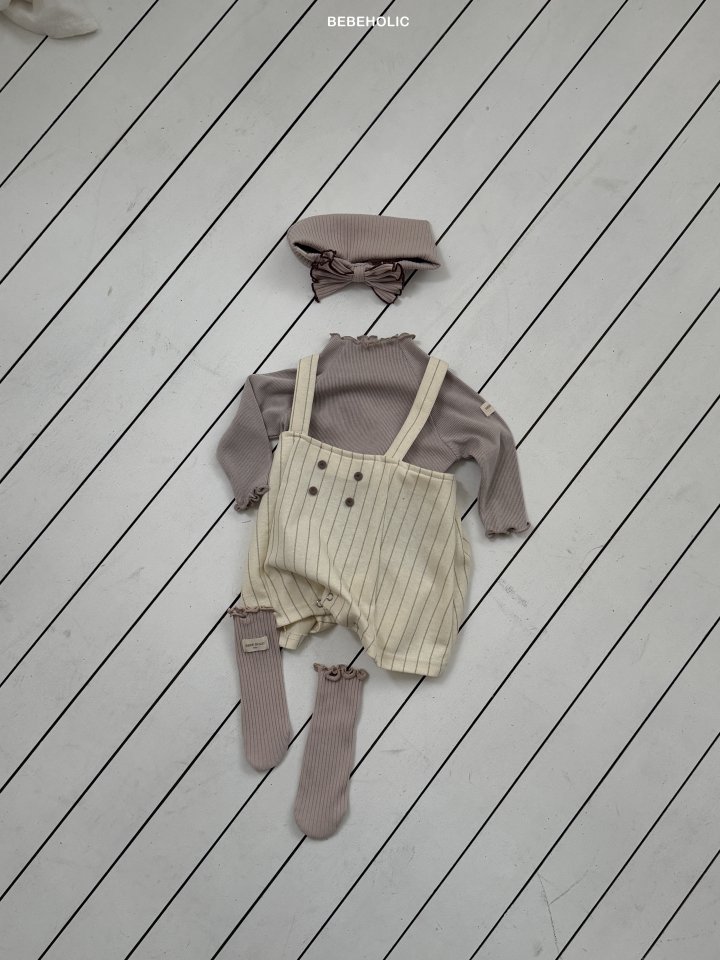Bebe Holic - Korean Baby Fashion - #babyootd - Bunny Ribbed Tee - 9