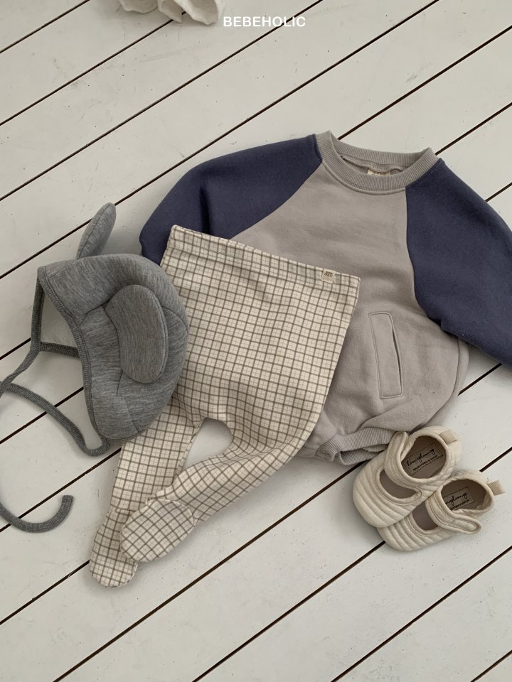 Bebe Holic - Korean Baby Fashion - #babyootd - Check Footed Leggings - 10