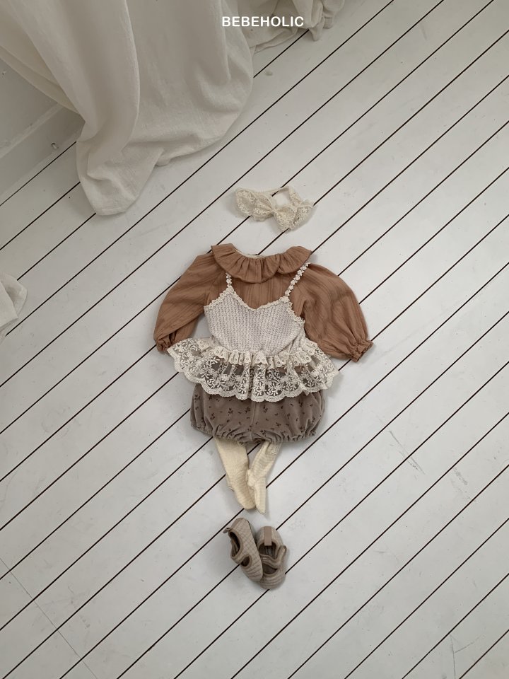 Bebe Holic - Korean Baby Fashion - #babyoutfit - Chacha Lace Bloomers - 9