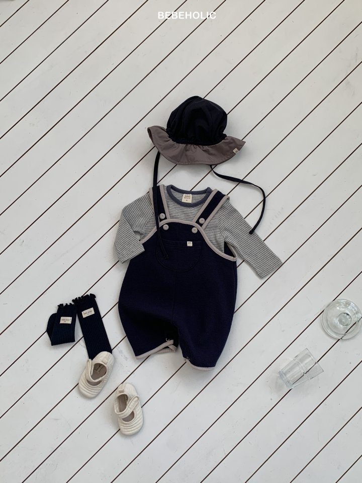 Bebe Holic - Korean Baby Fashion - #babyoutfit - Poet Suspender Suit - 7
