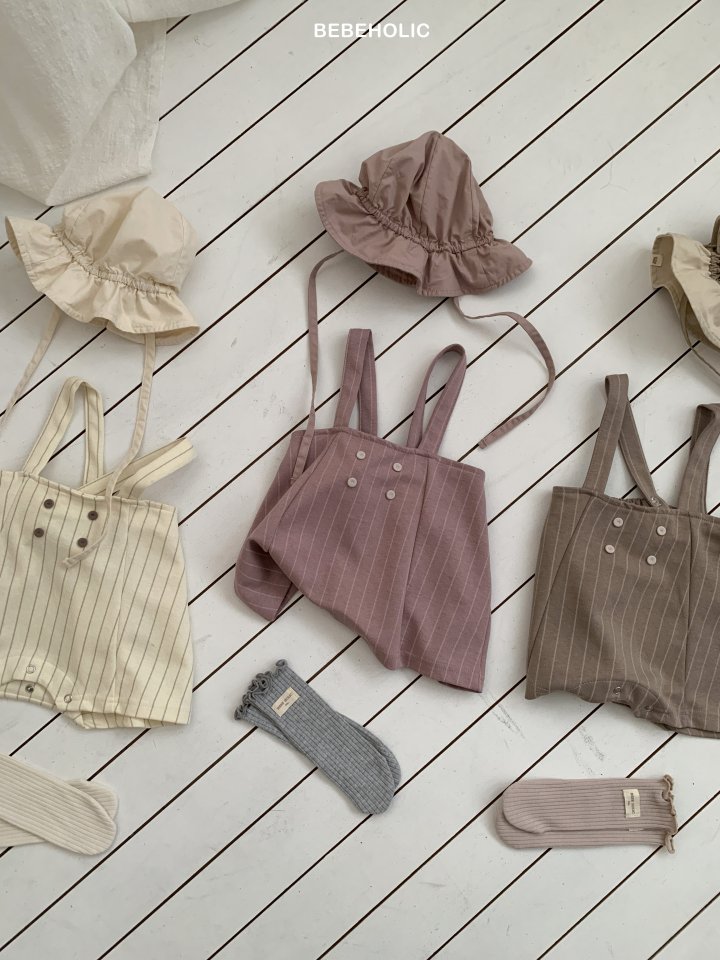 Bebe Holic - Korean Baby Fashion - #babyoutfit - Stitch Overalls - 2