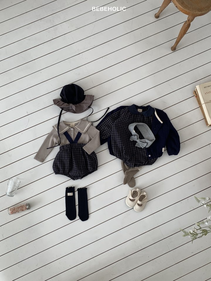 Bebe Holic - Korean Baby Fashion - #babywear - Temu Check Bloomers - 3