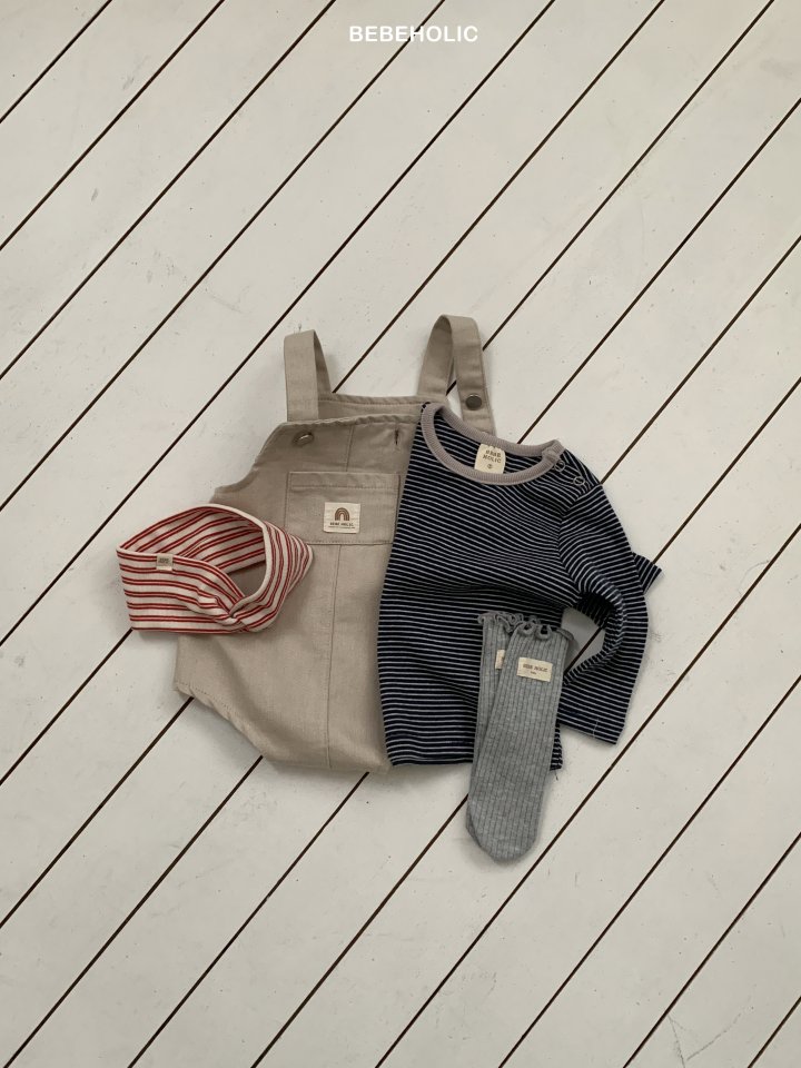 Bebe Holic - Korean Baby Fashion - #babywear - Cube Stripe Tee - 7
