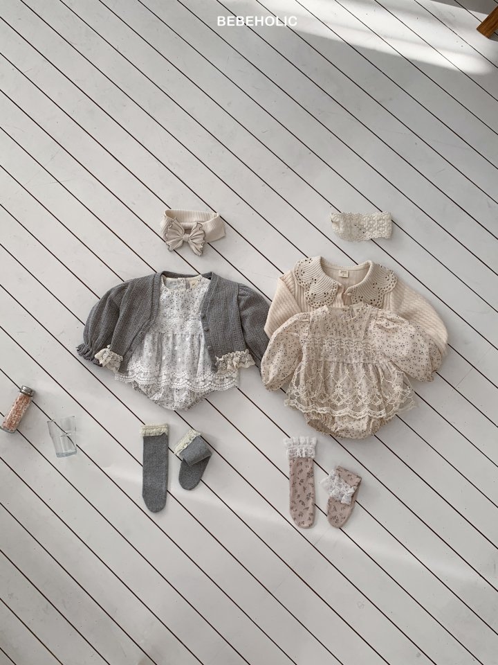 Bebe Holic - Korean Baby Fashion - #babywear - Rippy Lace Suit