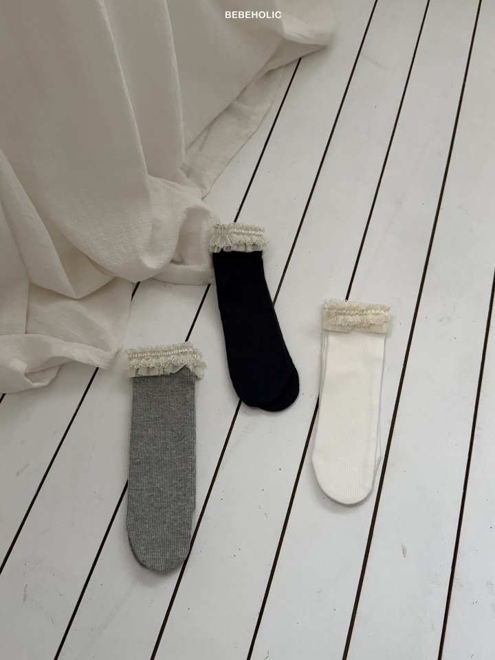 Bebe Holic - Korean Baby Fashion - #onlinebabyboutique - Tulip Knee Socks - 3