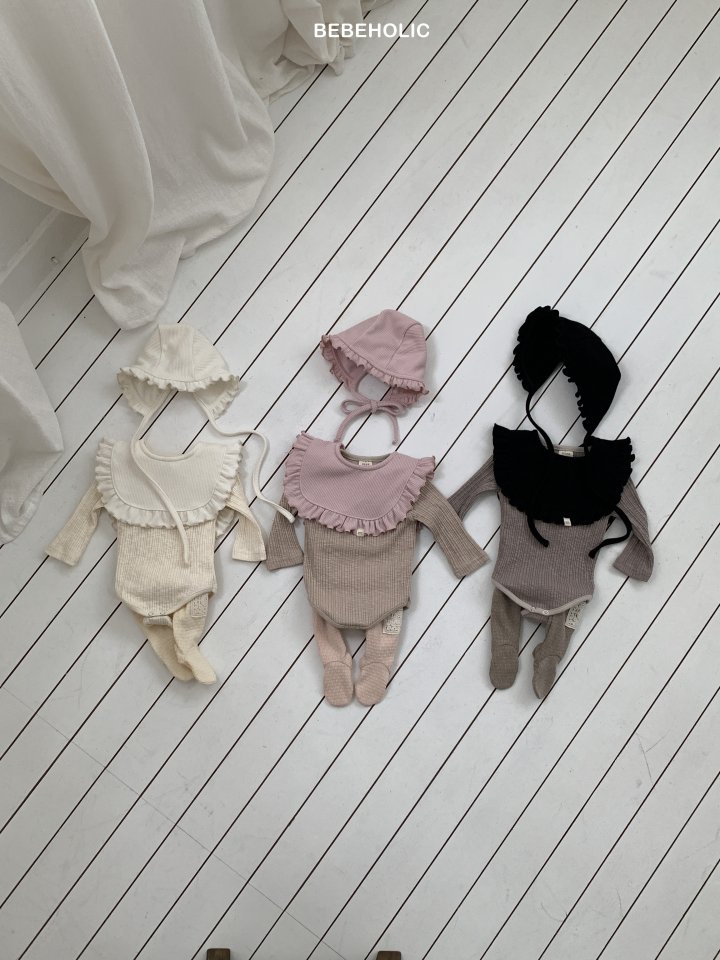 Bebe Holic - Korean Baby Fashion - #onlinebabyboutique - Lovy Ribbed Suit