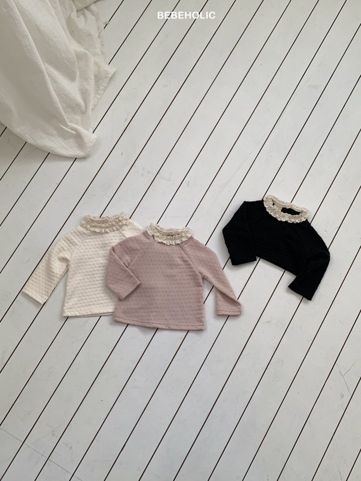 Bebe Holic - Korean Baby Fashion - #onlinebabyboutique - Clover Lace Tee - 12