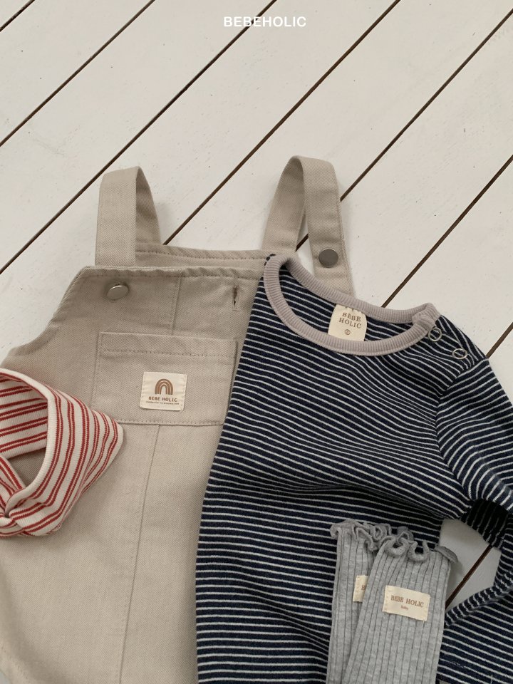 Bebe Holic - Korean Baby Fashion - #onlinebabyboutique - Cube Stripe Tee - 8