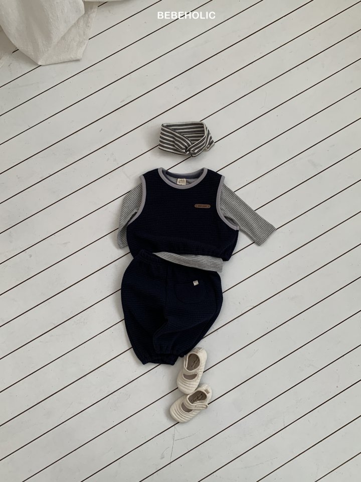 Bebe Holic - Korean Baby Fashion - #onlinebabyboutique - Soboru Vest Set - 8