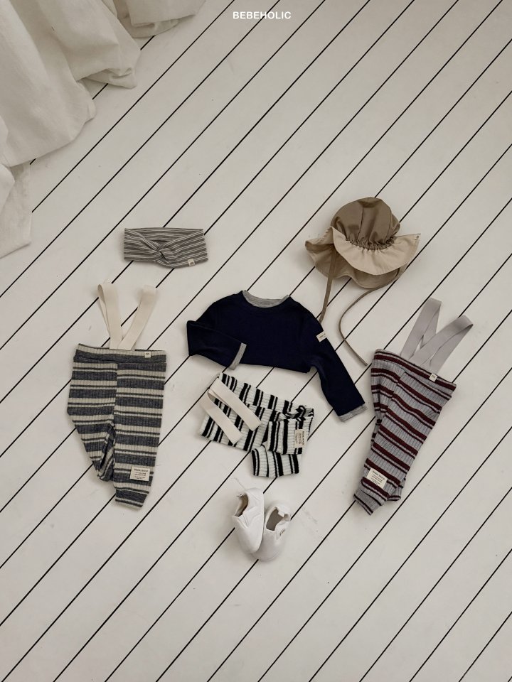 Bebe Holic - Korean Baby Fashion - #onlinebabyboutique - Deli Stripe Leggings