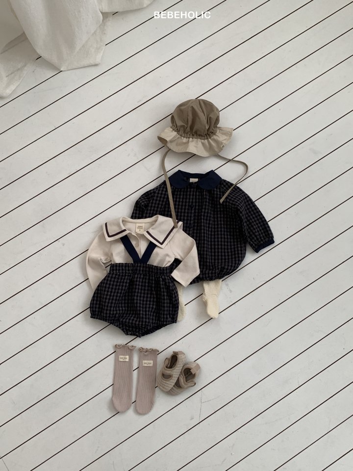 Bebe Holic - Korean Baby Fashion - #onlinebabyshop - Temu Check Bloomers - 5
