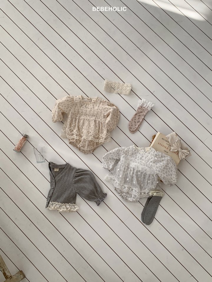 Bebe Holic - Korean Baby Fashion - #onlinebabyshop - Rippy Lace Suit - 3