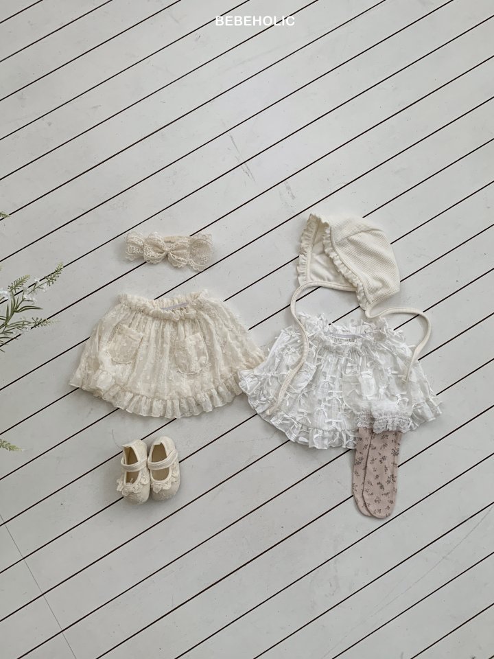 Bebe Holic - Korean Baby Fashion - #onlinebabyshop - Franc Layered Skirt