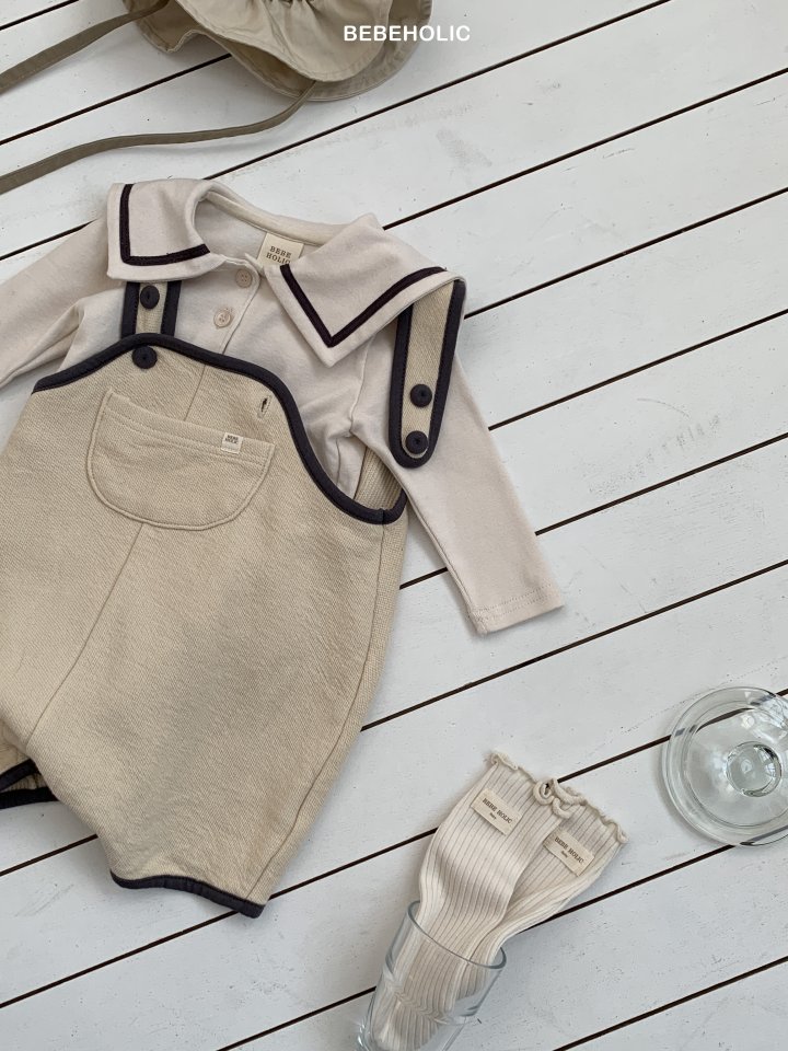 Bebe Holic - Korean Baby Fashion - #onlinebabyshop - Poet Suspender Suit - 10