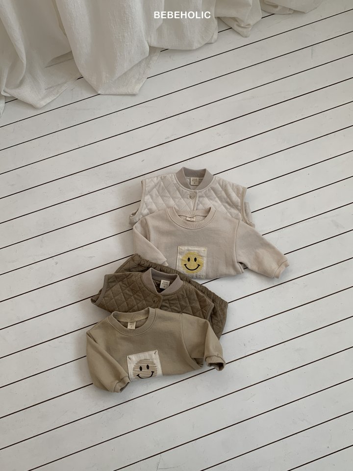 Bebe Holic - Korean Baby Fashion - #onlinebabyshop - Smile Patch Suit - 3
