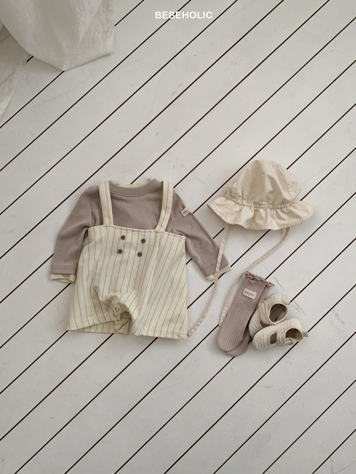 Bebe Holic - Korean Baby Fashion - #smilingbaby - Stitch Overalls - 6