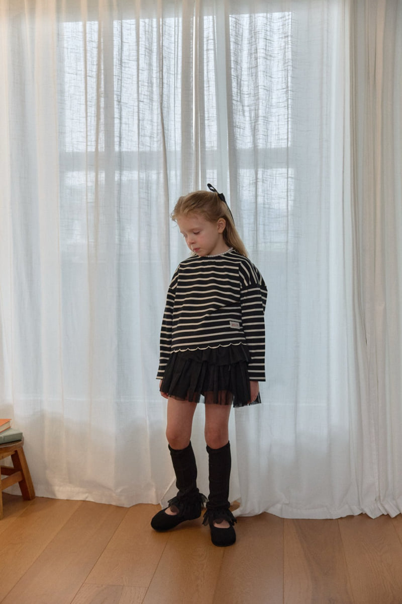 Tulle Tiered Skort by Berry Berry for Child girl - view 7