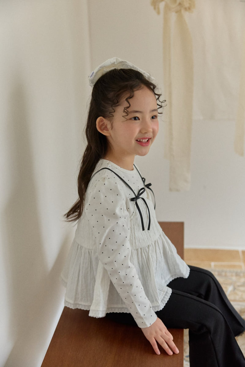 Berry Berry - Korean Children Fashion - #childofig - Dot Bustier Tee - 7