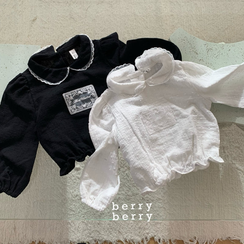 Berry Berry - Korean Children Fashion - #childrensboutique - Motif Blouse - 3
