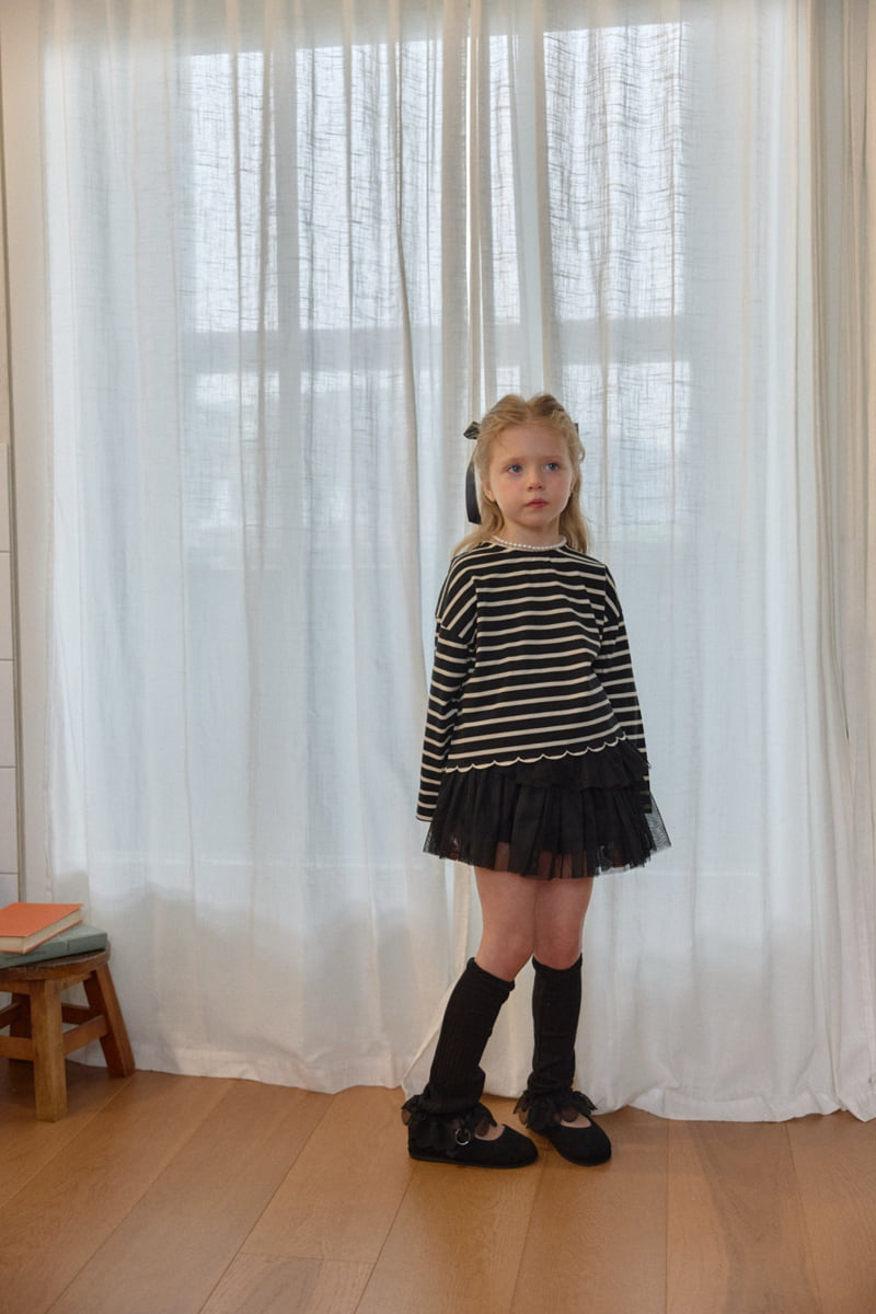 Tulle Tiered Skort by Berry Berry for Child girl - view 8