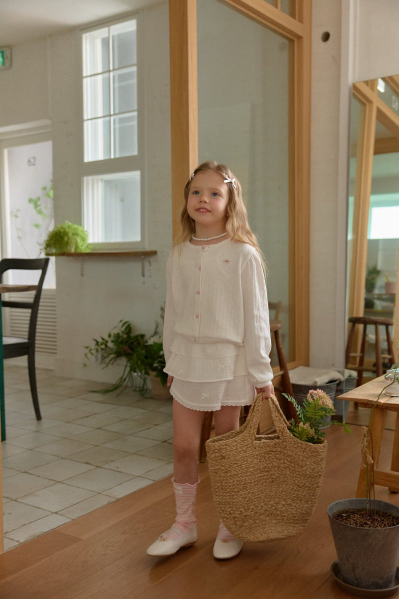 Berry Berry - Korean Children Fashion - #childrensboutique - Eyelet Cardigan - 12