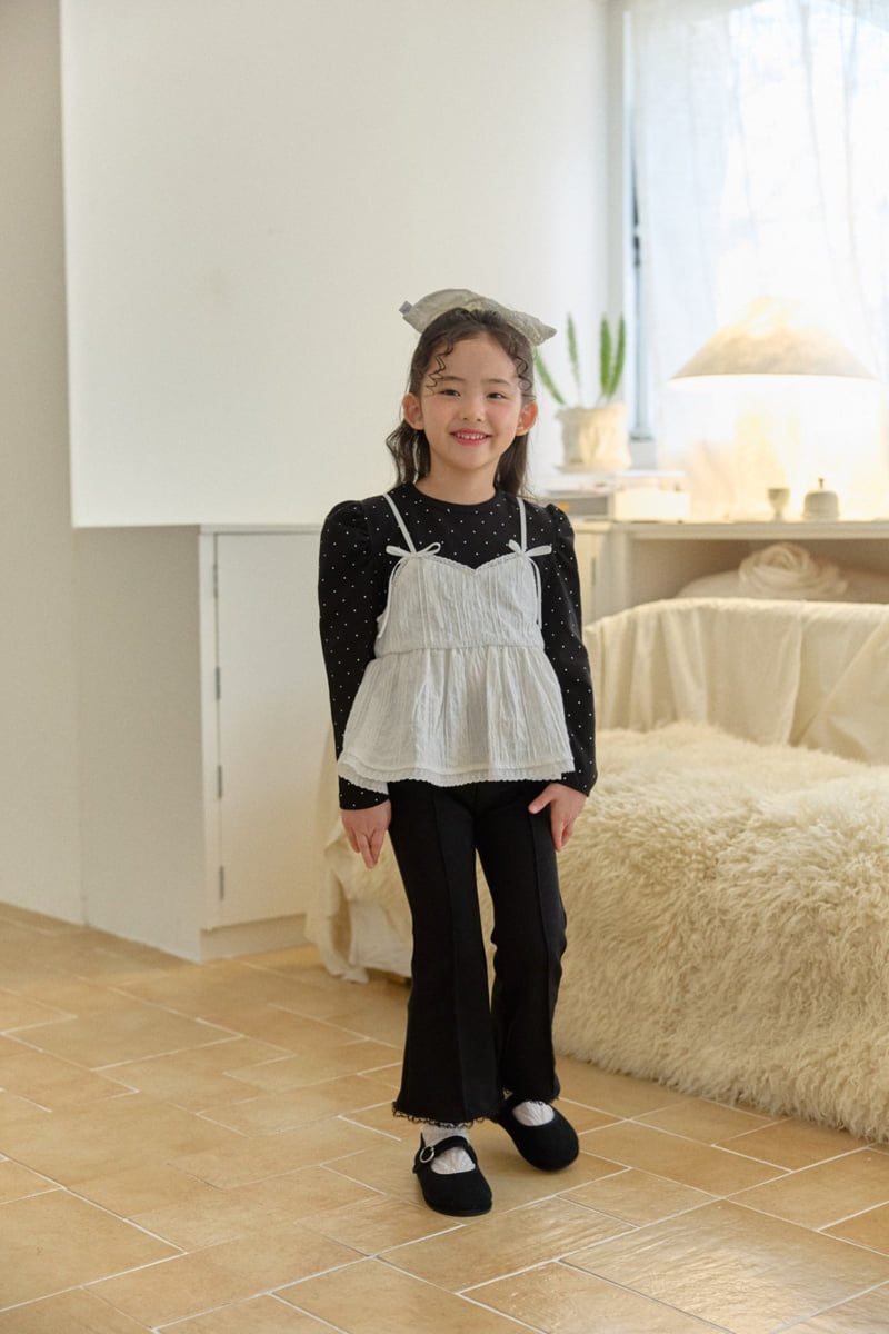 Berry Berry - Korean Children Fashion - #designkidswear - Dot Bustier Tee - 9