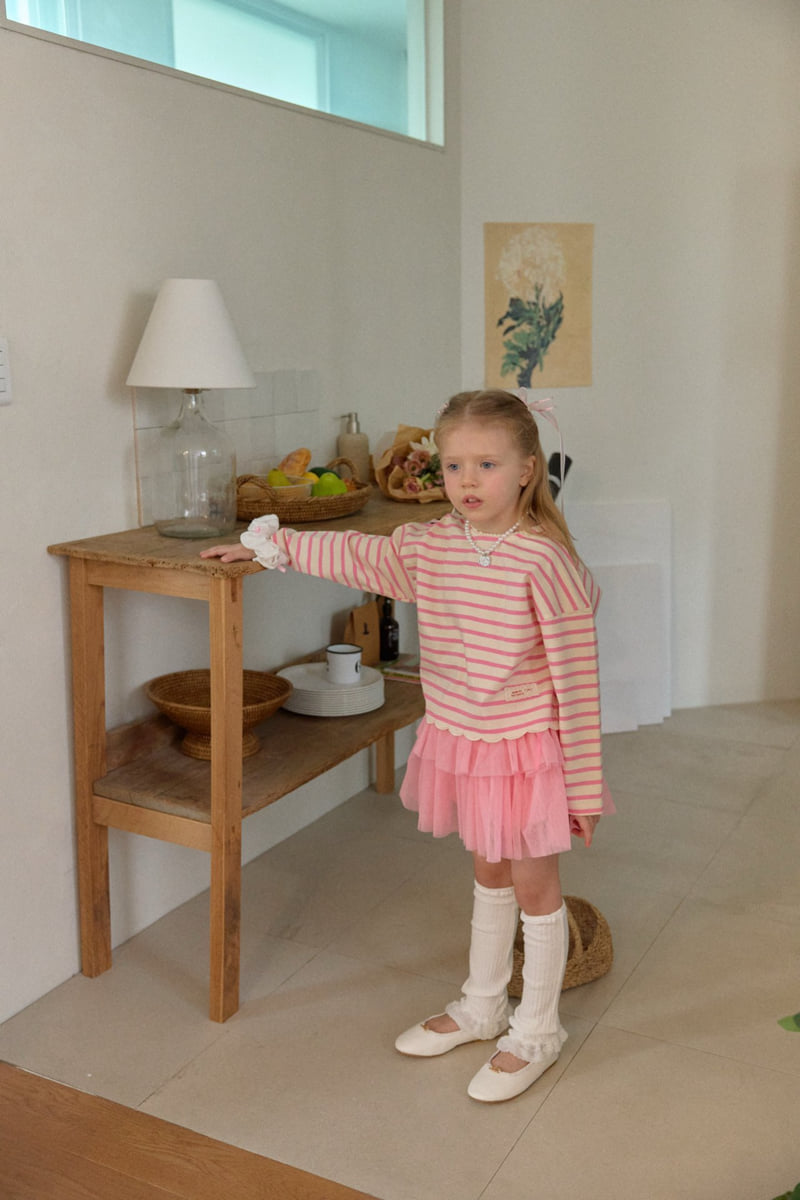 Tulle Tiered Skort by Berry Berry for Child girl - view 10