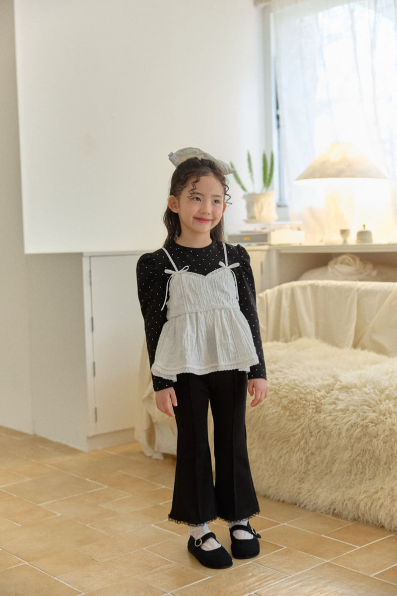 Berry Berry - Korean Children Fashion - #discoveringself - Dot Bustier Tee - 10