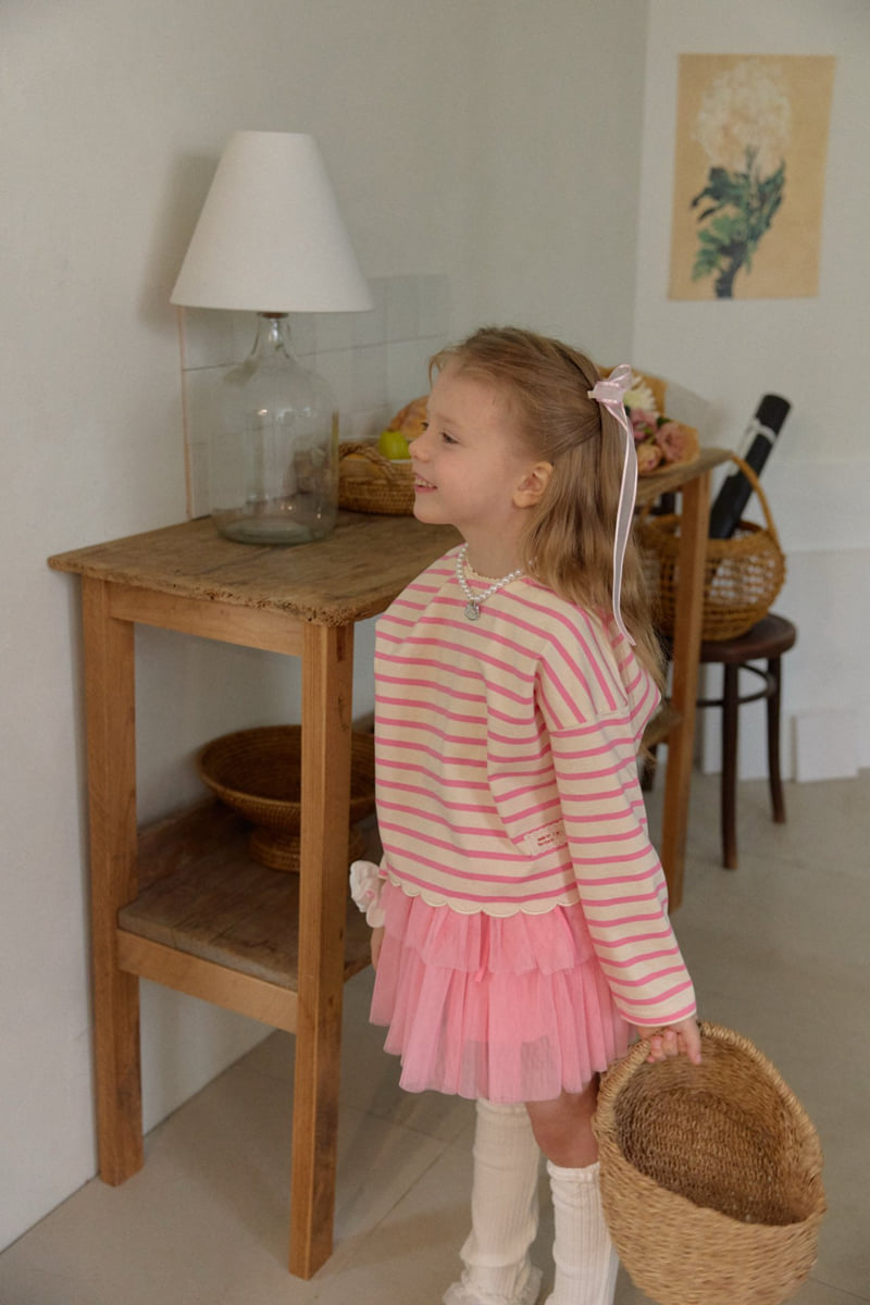 Berry Berry - Korean Children Fashion - #fashionkids - Saint Scallop Tee - 12