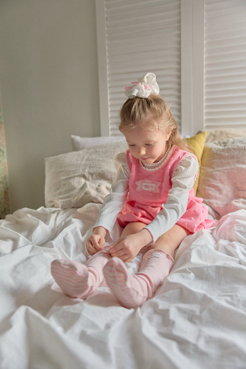Berry Berry - Korean Children Fashion - #fashionkids - Heart Embossed Set - 6