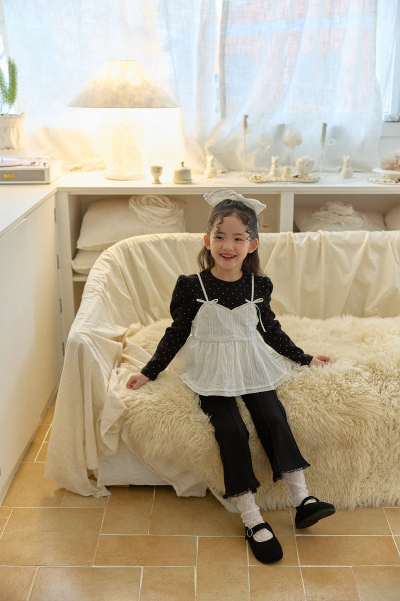 Berry Berry - Korean Children Fashion - #fashionkids - Dot Bustier Tee - 11