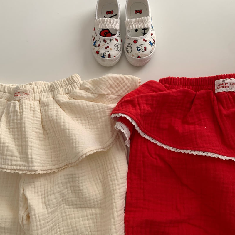 Yorle Lace Jogger Pants by Berry Berry for Child girl - view 9