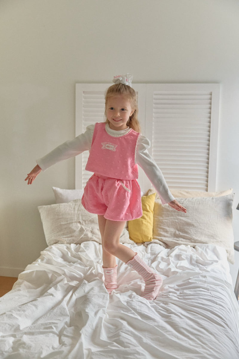 Berry Berry - Korean Children Fashion - #kidzfashiontrend - Heart Embossed Set - 9